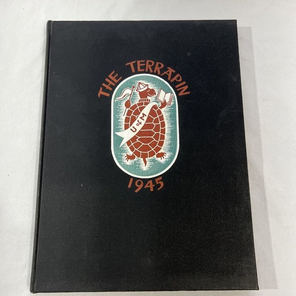The Terrapin 1945 University of Maryland College Park Yearbook ~ Good - Picture 1 of 16